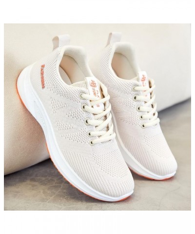 Women's Walking Shoes Slip-on Mesh Casual Running Jogging Shoes Sock Sneakers, Shoes for Women Sneakers Beige $15.20 Athletic...