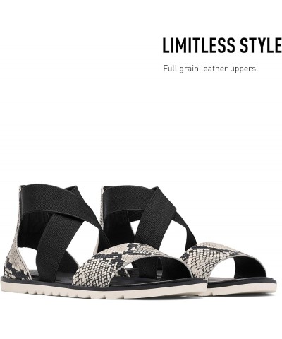 Women's Ella II Sandal Black, Snake $27.71 Sandals