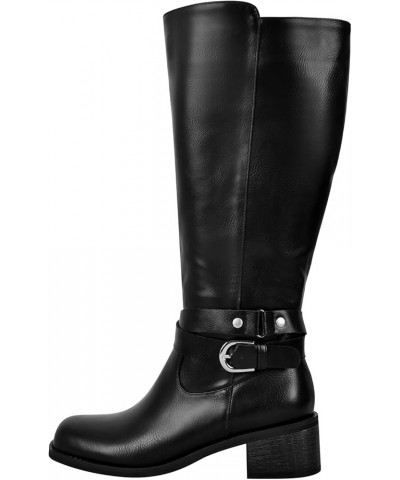 Riding Boots for Women Motorcycle Boots Wide Calf Boots Knee Black $36.53 Boots