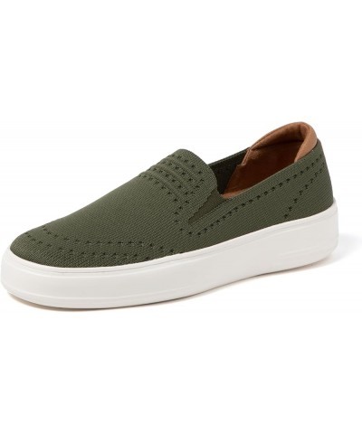 womens Lightweight Comfort Walking Sophie Slip-on Sneaker Olive 2 $27.99 Loafers & Slip-Ons