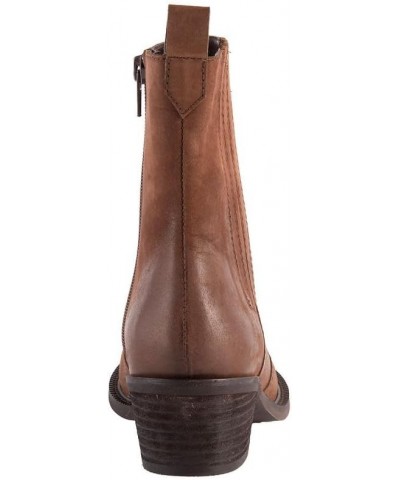 Women's Basil Western Boot Brown Nubuck Leather $41.47 Boots