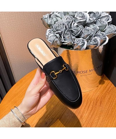 Women's Mules SlipGeLYXPEIJIANiton Sandals, Ladies Flats Loafers Slippers Clogs, 7.5, Black111gelyxpeijianita30 $42.59 Mules ...