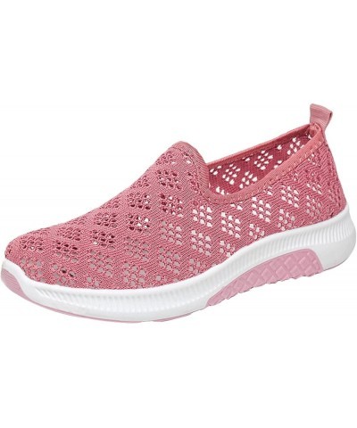 women's casual shoes sandals dressy summer white slip on sneakers slip on tennis shoes white slip on sneakers Z 03-pink $17.8...