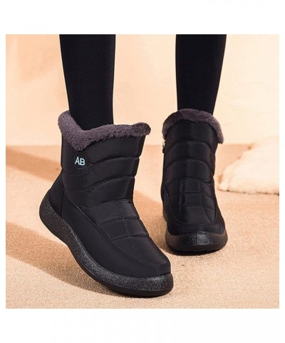 Womens Snow Boots Waterproof Tall Winter Boots for Women Waterproof/Bows Women's Snow Boots Size 12 Women Winter Boots Waterp...