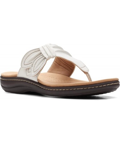 Womens Laurieann Rae White Leather $18.43 Sandals