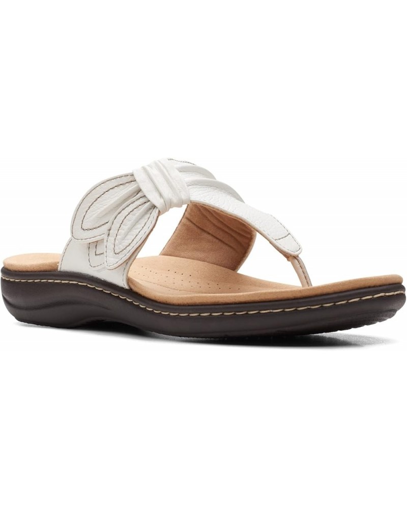 Womens Laurieann Rae White Leather $18.43 Sandals