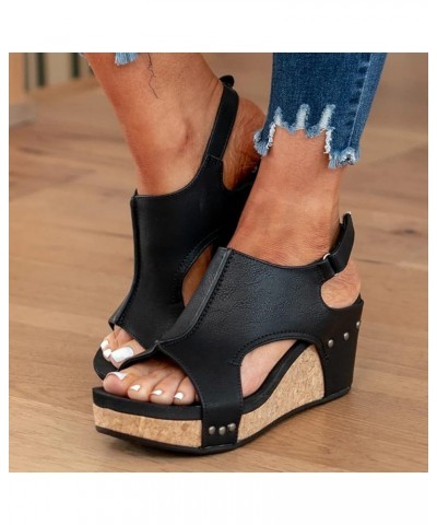 Women's Summer Casual Dressy Cute Flat Sandals Comfortable Sexy Open Toe Fashion One Band Strappy Shoes Black $5.25 Sandals