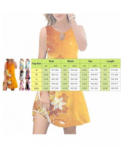 Casual Dresses Pockets Summer Dresses for Women Trendy Boho Floral Print Cover Up Crew Neck Sleeveless Sundresses Blue $9.22 ...