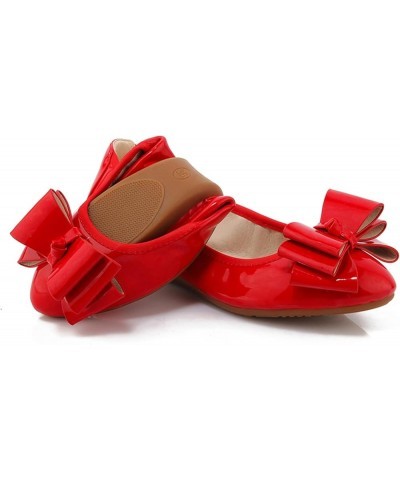 Womens Loafers Pointed Toe Slip On Comfy Ballet Flats Foldable Red 5 $29.98 Flats