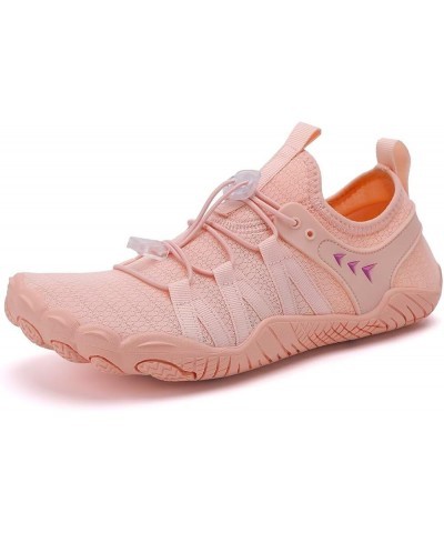 Mens Womens Fashion Quick Drying Aqua Shoes for Summer Beach Diving Water Sport Pink $12.39 Athletic Shoes