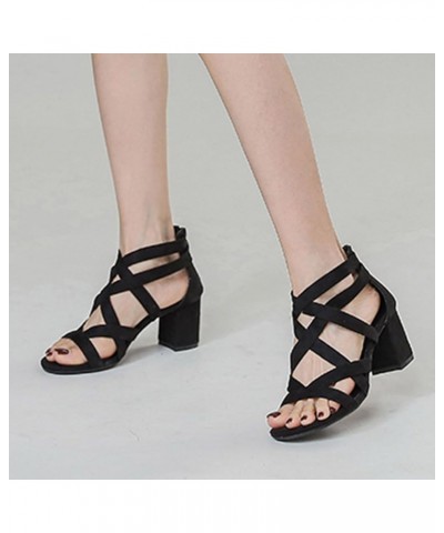 Womens Sandals Adjustable Ankle Buckle Dress Sandals Footbed Arch Support Flat Sandals Black Sandals Women Black $16.33 Outdo...