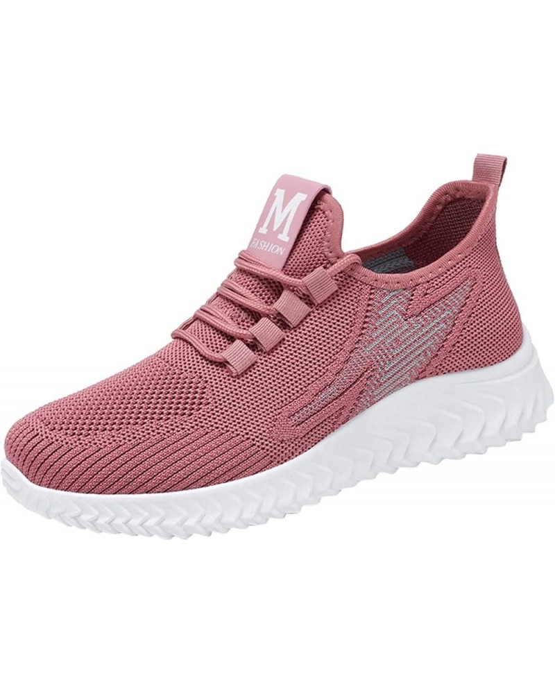 Women Sneakers Trainers Mesh Casual Zapatillas De Deporte De Mujer Womens Sneaker C-pink $16.11 Athletic Shoes