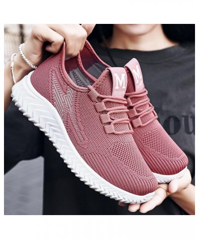 Women Sneakers Trainers Mesh Casual Zapatillas De Deporte De Mujer Womens Sneaker C-pink $16.11 Athletic Shoes