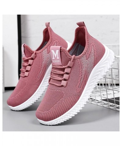 Women Sneakers Trainers Mesh Casual Zapatillas De Deporte De Mujer Womens Sneaker C-pink $16.11 Athletic Shoes