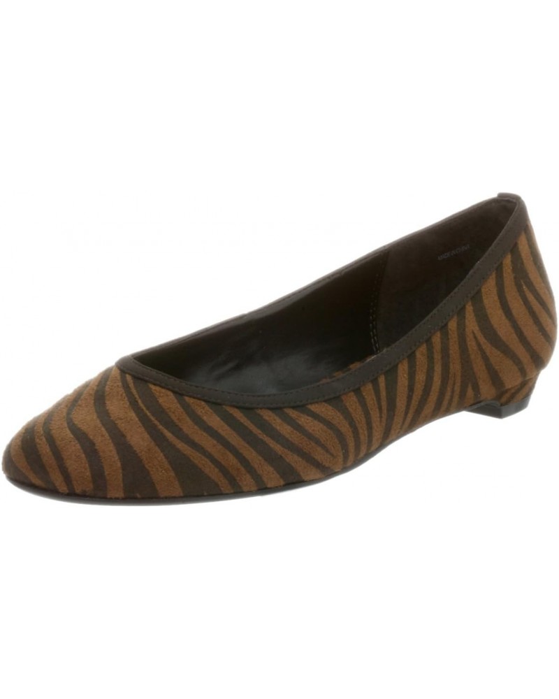 Moda Spana Women's Willa Ballet Flat,Brown Zebra,10 M $27.10 Flats