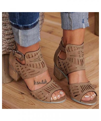 Sandals for Women Summer 2021 Womens Sandals Bohemian Flat Flip Flops Slippers Casual Summer Beach Strapy Sandals X01-brown $...