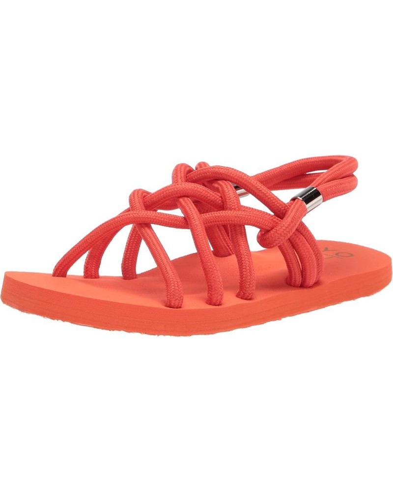 Women's Comfort Slide Sandal Orange $8.49 Sandals