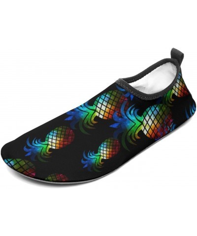 Galaxy Pineapple Durable Water Shoes Womens Mens Jogging Slip-On Socks Outdoor Beach Swim River $16.16 Outdoor Shoes