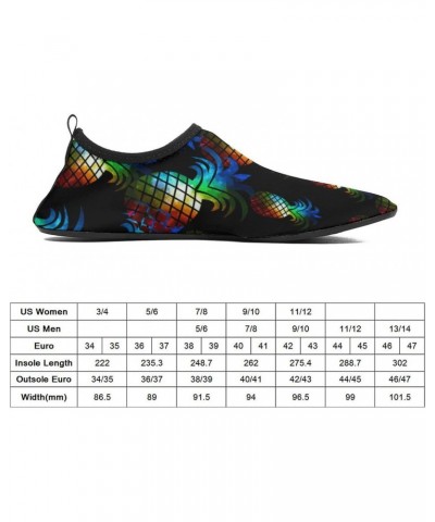 Galaxy Pineapple Durable Water Shoes Womens Mens Jogging Slip-On Socks Outdoor Beach Swim River $16.16 Outdoor Shoes