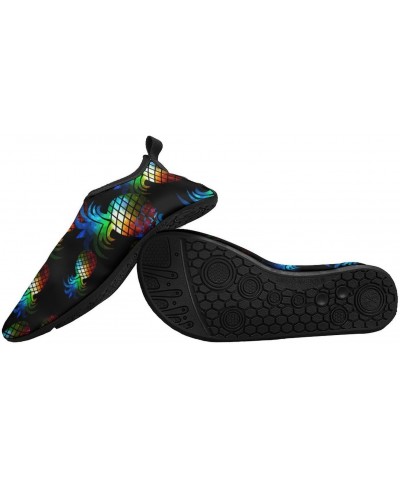 Galaxy Pineapple Durable Water Shoes Womens Mens Jogging Slip-On Socks Outdoor Beach Swim River $16.16 Outdoor Shoes