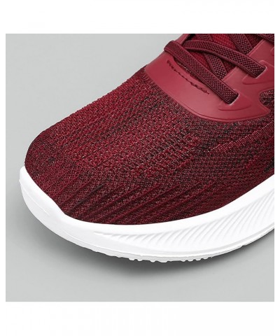 Womens Walking Tennis Mesh Sneakers Workout Lightweight Comfort Shoes Work Shoes for Women Ao2-red $15.94 Athletic Shoes