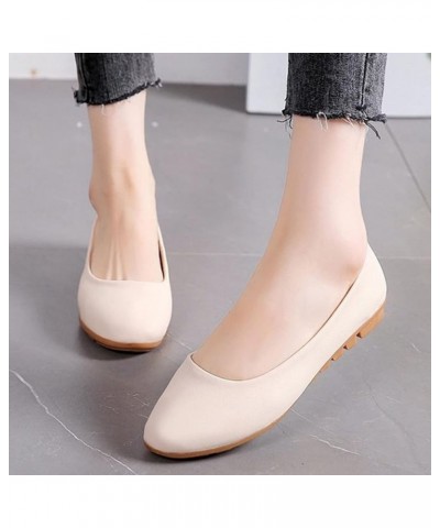 Fashion Spring and Summer Women's Casual Shoes Low Heel Soft Sole Comfortable Solid Color Flat Lightweight Casual Shoes Women...