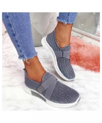 Orthopedic Sandals for Women, Arch Support Slip On Slippers Non-Slip Platform Walk Shoes Breathable Flip Flops Grey $11.00 At...