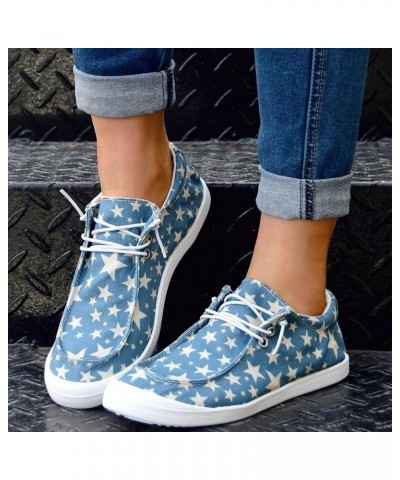 CsgrFagr Women Shoes Casual Star Print Sports Shoes Canvas Fashion Casual Shoes Infant Casual Shoes Sky Blue $18.11 Athletic ...