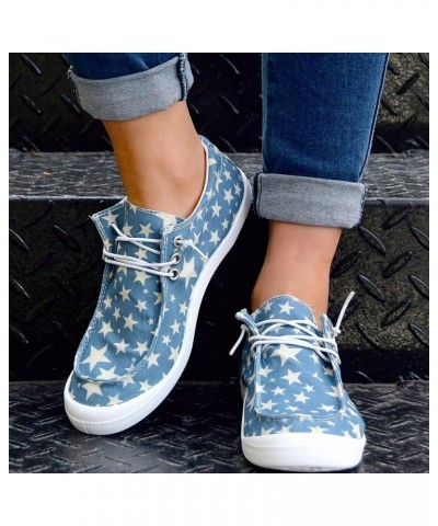 CsgrFagr Women Shoes Casual Star Print Sports Shoes Canvas Fashion Casual Shoes Infant Casual Shoes Sky Blue $18.11 Athletic ...