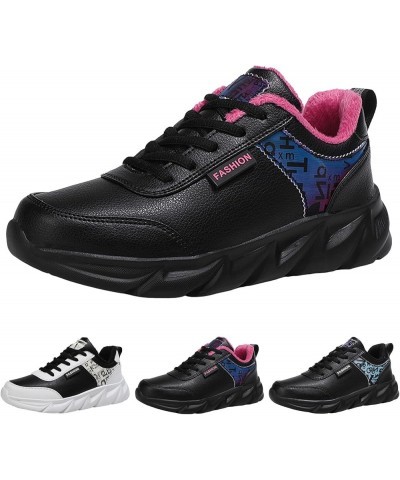 Women Sports Shoes Casual Fashion New Pattern Lace Up Comfortable Lightweight Non Slip Sneaker Roller Skates for Women Black ...