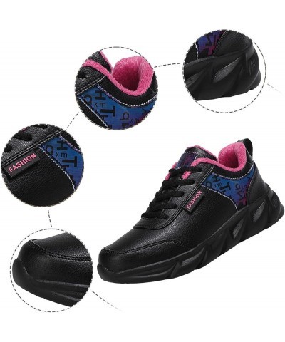 Women Sports Shoes Casual Fashion New Pattern Lace Up Comfortable Lightweight Non Slip Sneaker Roller Skates for Women Black ...