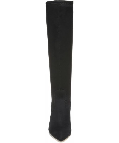 Womens Katherine Knee High Boot Black Stretch Suede $52.03 Boots