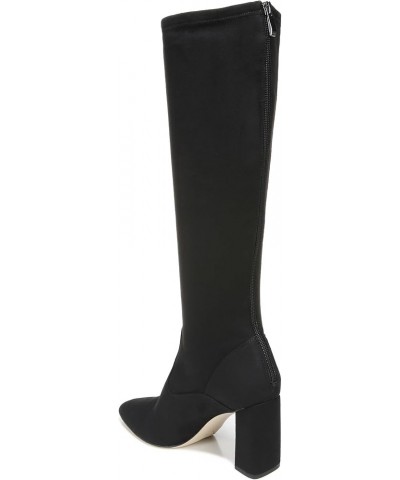 Womens Katherine Knee High Boot Black Stretch Suede $52.03 Boots