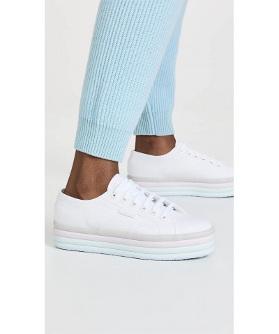 Women's 2790 Candy Big Eyelets Sneaker White Multi $25.73 Fashion Sneakers