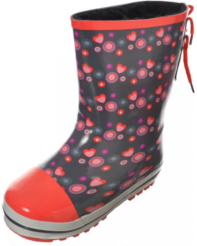 Girls "Spring Mix" Rain Boots - red, 13 youth $13.75 Boots