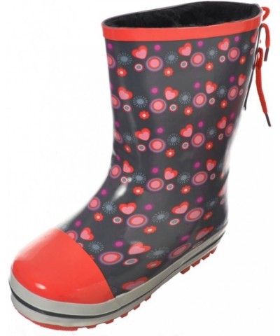 Girls "Spring Mix" Rain Boots - red, 13 youth $13.75 Boots