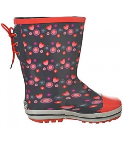 Girls "Spring Mix" Rain Boots - red, 13 youth $13.75 Boots