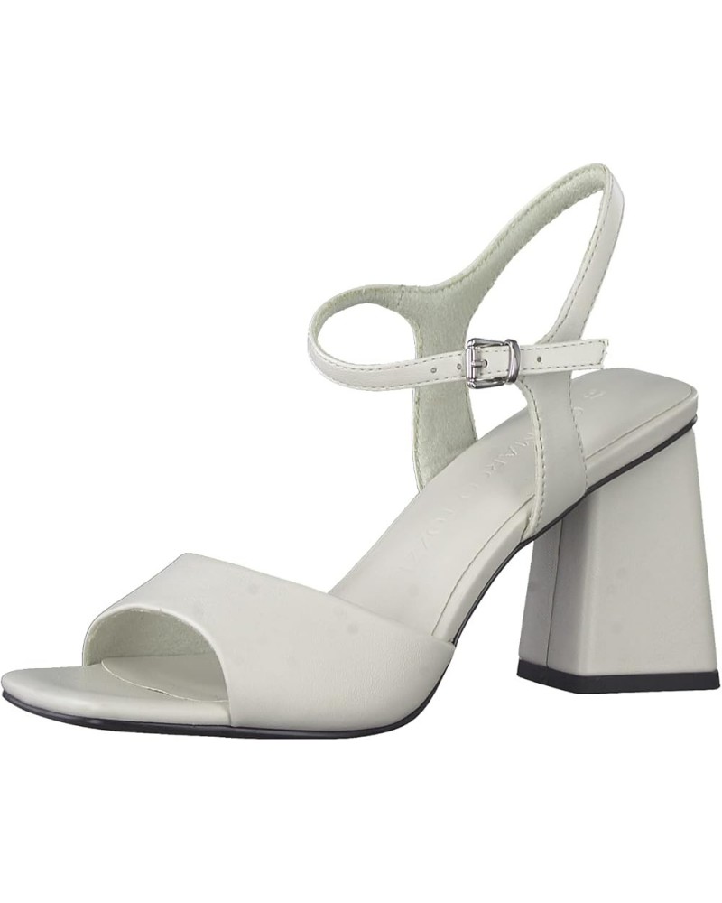 Women's Ankle-Strap Heeled Sandal Off-white $28.30 Sandals