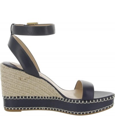 Women's Hilarie Espadrille Platform French Navy $38.59 Sandals