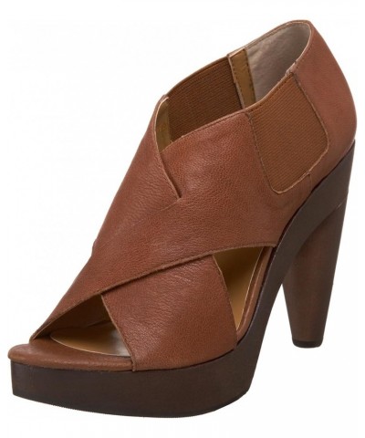 Women's Poin Platform Pump Tan $40.32 Pumps