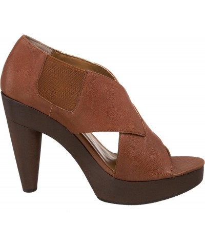 Women's Poin Platform Pump Tan $40.32 Pumps