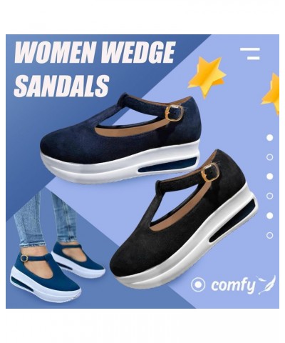 Womens Sandals for Women Comfortable Arch Support Sandals Wide Width Orthopedic Flat Sandals Hiking Wedge Sandals $15.65 Sandals