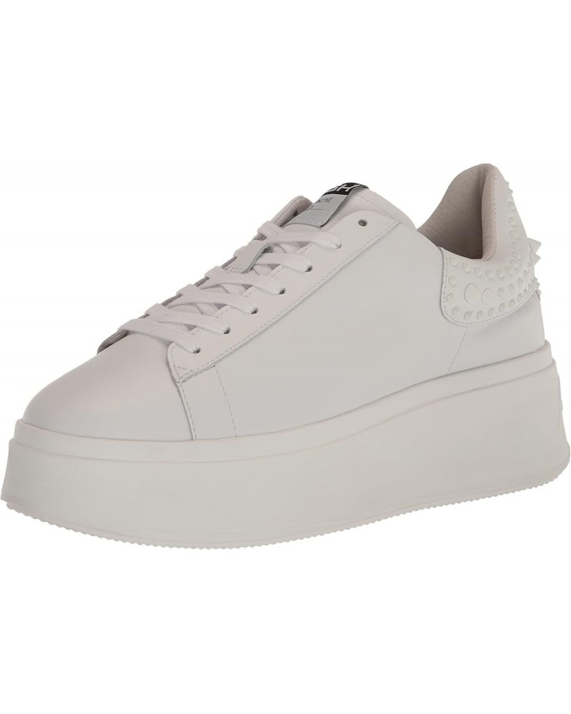 Women's Moby Studs Sneaker White/White/White $54.31 Fashion Sneakers