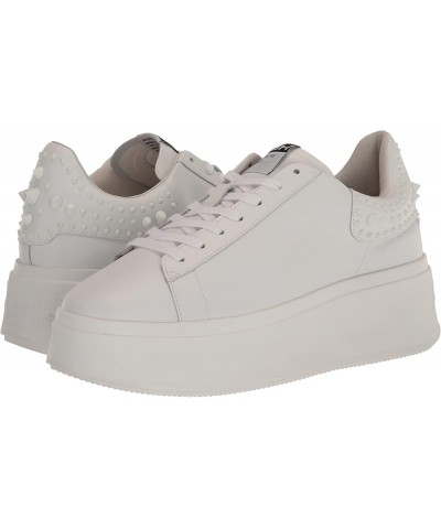 Women's Moby Studs Sneaker White/White/White $54.31 Fashion Sneakers