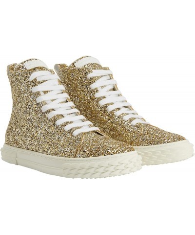 Ecoblabber Mid-Top Sneakers 9.5 Gold $148.20 Fashion Sneakers