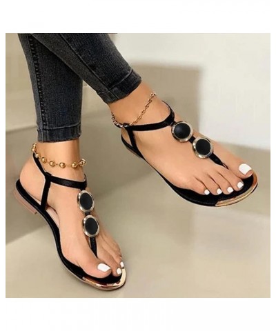 Wedges for Women Platform Espadrille Sandal High Heel Open Toe Criss-Cross Outdoor Walking Mules Flats Shoes 123-htrns-black-...