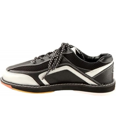 Mens Womens Bowling Shoes, Breathable Bowl Fitness Footwear Comfort Leather Bowlers Trainers Black $49.00 Athletic Shoes