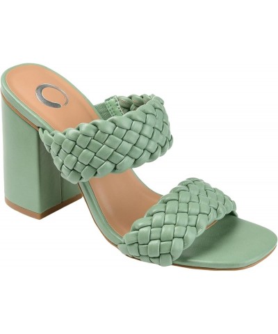 Women's Medium and Wide Width Melissa Pump Green $12.20 Sandals