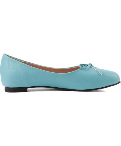 Casual Flats with 9-colors Available Comfortable Shoes for Fashion Women Pu Blue $19.02 Sandals