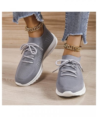 Mens High Top Sneakers, Women's Air Cushion Slip-On Walking Shoes, Casual Mesh Fashion Sneakers Gift Z 05-grey $17.39 Athleti...